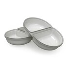 Sure Petcare Surefeed voerbak dubbel grijs set van 2 stuks