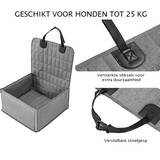 Merkloos Hondenautostoel TYGO grijs Merkloos Hondenautostoel TYGO grijs