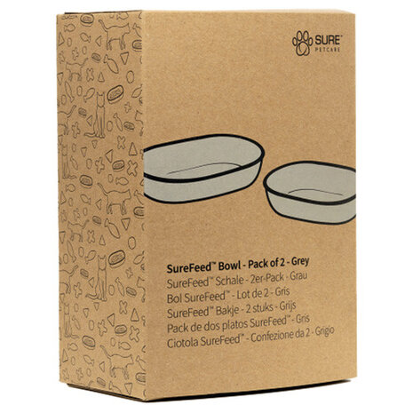 Sure Petcare Surefeed voerbak grijs - 2 stuks Sure Petcare Surefeed voerbak grijs - 2 stuks