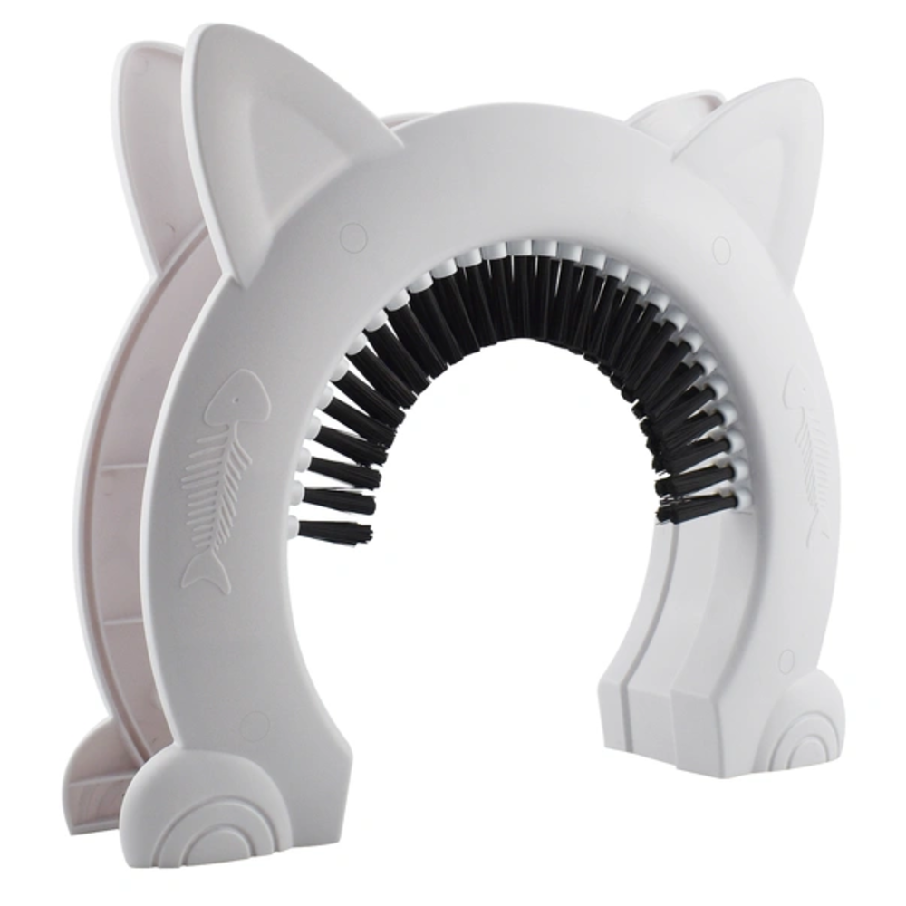 PetPro Kattendeur MAO - Met massageborstel XL