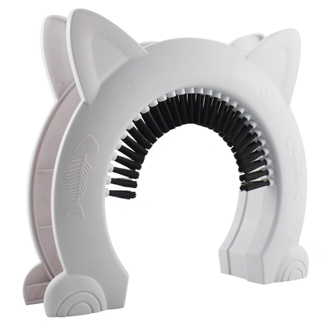 PetPro Kattendeur MAO - Met massageborstel XL