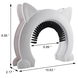 PetPro Kattendeur MAO - Met massageborstel XL