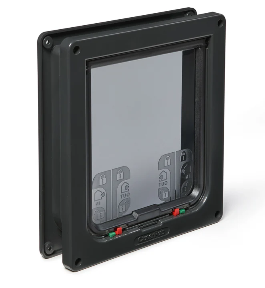 Closer Pet / Catmate Kattenluik voor grote katten grijs 221 Closer Pet / Catmate Kattenluik voor grote katten grijs 221