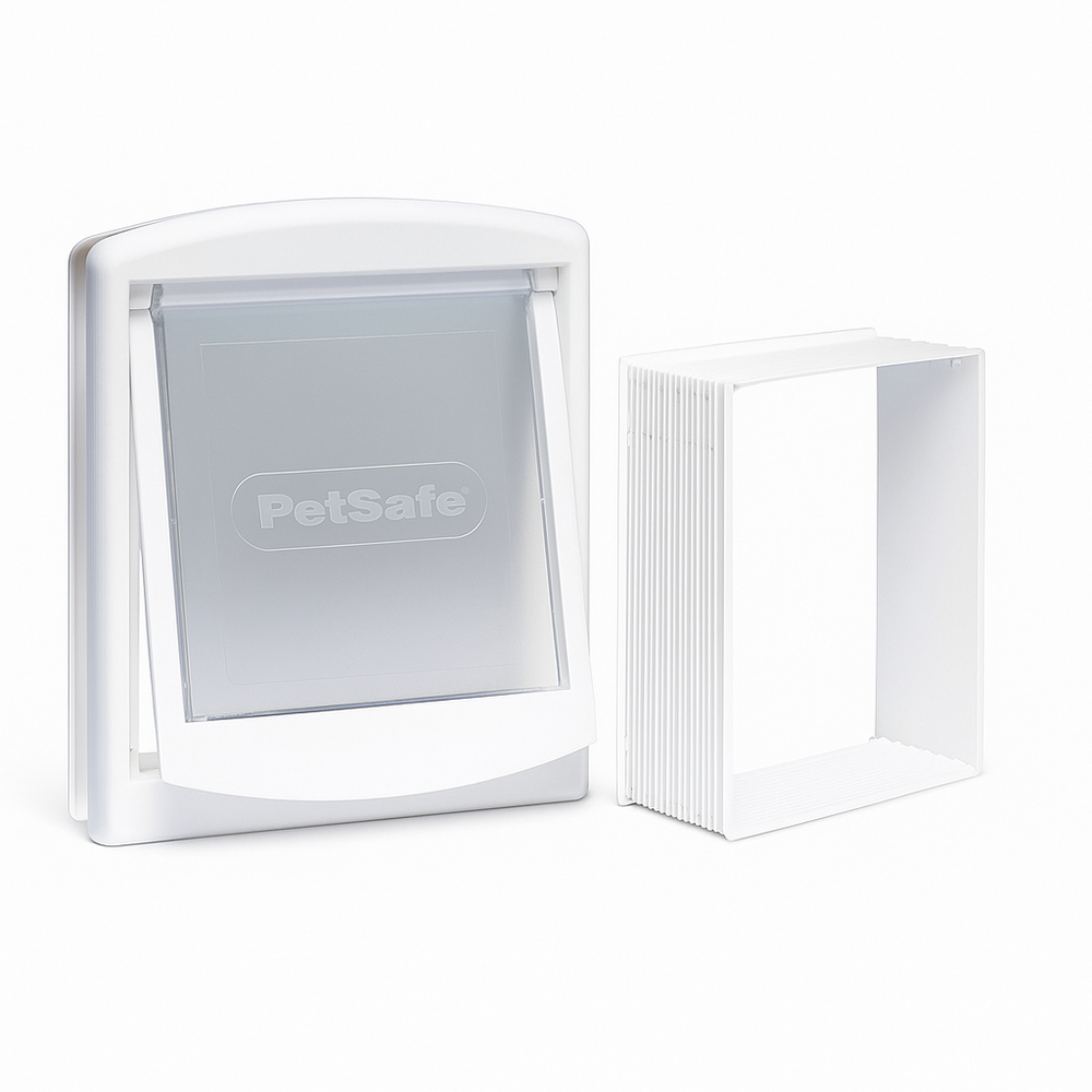 PetSafe Bundel Huisdierluik 715 Wit met Tunnel 799 Wit PetSafe Bundel Huisdierluik 715 Wit met Tunnel 799 Wit