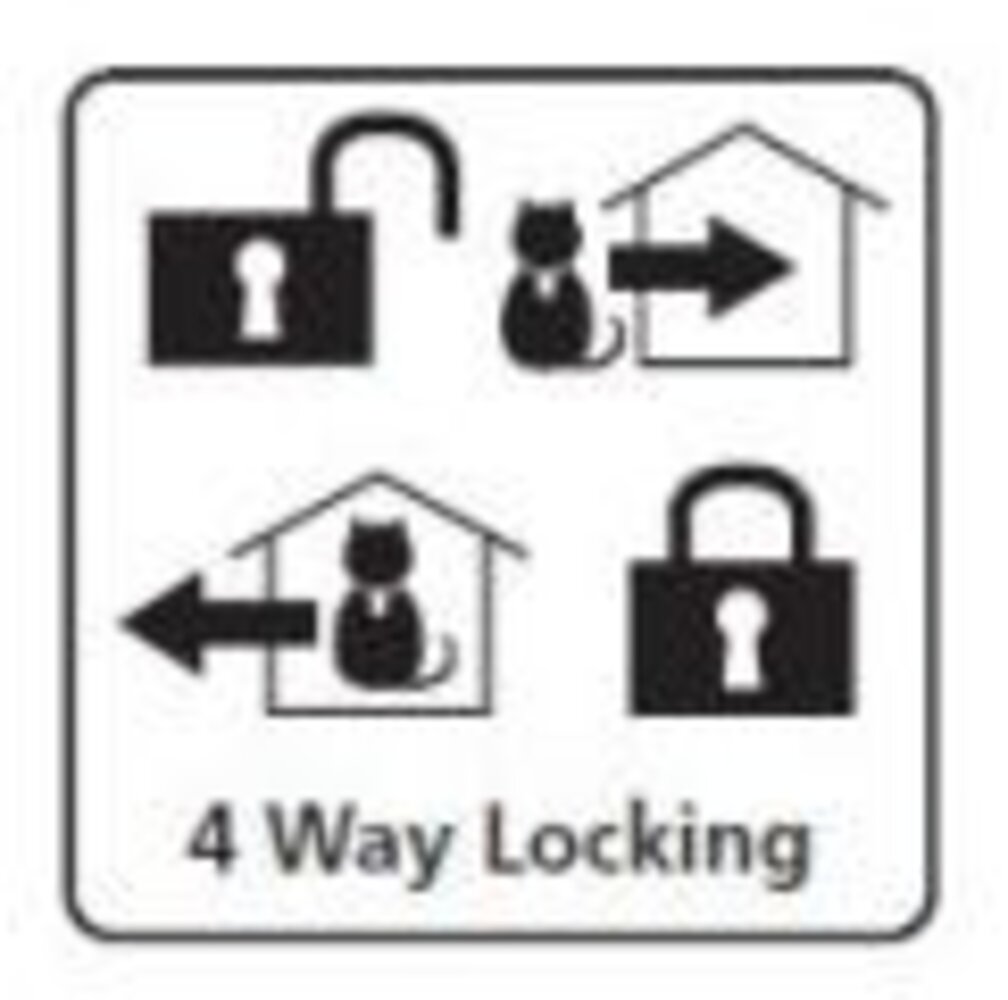 Closer Pet / Catmate Bundel Kattenluik XL Wit met Extra Tunnel Closer Pet / Catmate Bundel Kattenluik XL Wit met Extra Tunnel