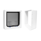 Closer Pet / Catmate Bundel Kattenluik XL Wit met Extra Tunnel