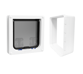 Closer Pet / Catmate Bundel Kattenluik XL Wit met Extra Tunnel Closer Pet / Catmate Bundel Kattenluik XL Wit met Extra Tunnel