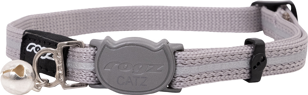 Rogz Beltz AlleyCat AlleyCat Halsband Small Silver