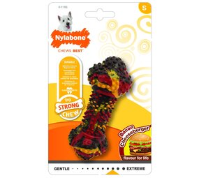 Nylabone Strong chew bacon cheeseburger Small