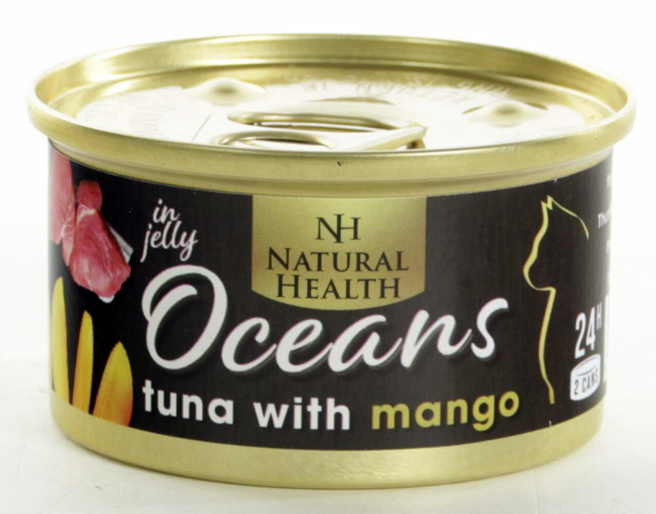 Natural Health Blikje Cat Oceans Tuna en Mango 85 gram Natural Health Blikje Cat Oceans Tuna en Mango 85 gram