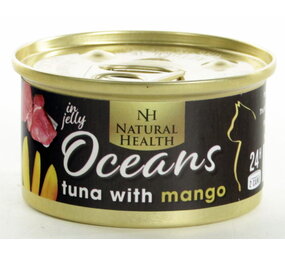 Natural Health Cat Oceans Tuna en Mango 85 gram Natural Health Cat Oceans Tuna en Mango 85 gram