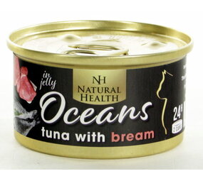 Natural Health Cat Oceans Tuna en Bream 85 gram Natural Health Cat Oceans Tuna en Bream 85 gram