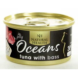 Natural Health Cat Oceans Tuna en Bass  85 gram