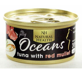 Natural Health Cat Oceans Tuna en Red Mullet 85 gram Natural Health Cat Oceans Tuna en Red Mullet 85 gram
