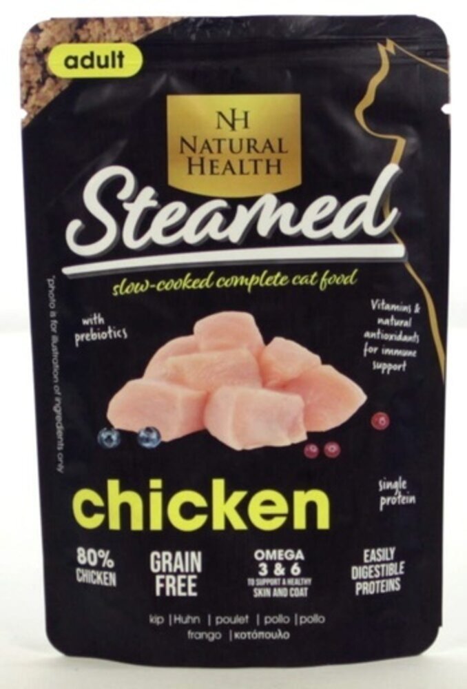Natural Health Cat Steamed Chicken 85 gram Natural Health Cat Steamed Chicken 85 gram
