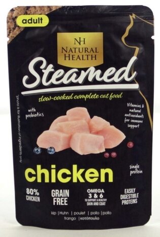 Natural Health Cat Steamed Chicken 85 gram Natural Health Cat Steamed Chicken 85 gram