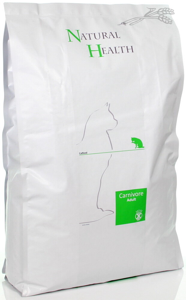 Natural Health Cat Carnivore – Graanvrij, vleesgericht kattenvoer adult 7,5kg Natural Health Cat Carnivore – Graanvrij, vleesgericht kattenvoer adult 7,5kg