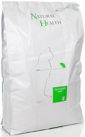 Natural Health Cat Carnivore – Graanvrij, vleesgericht kattenvoer adult 7,5kg Natural Health Cat Carnivore – Graanvrij, vleesgericht kattenvoer adult 7,5kg