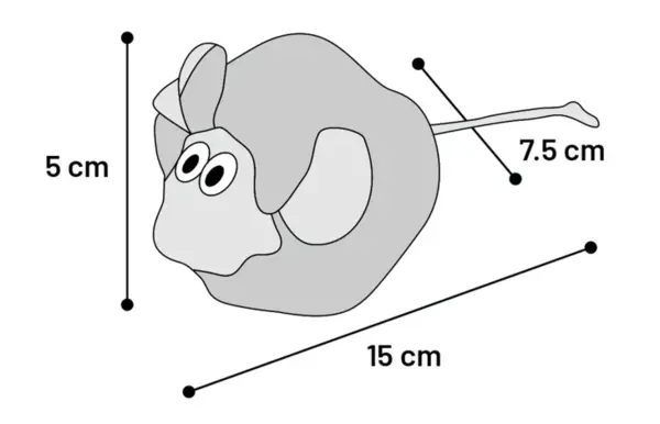 Flamingo Rizzo Muis Kattenspeeltje met Ratel en Catnip – 8,5 cm