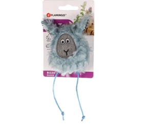 Flamingo Rizzo Schaap Kattenspeelgoed 16 cm met Catnip