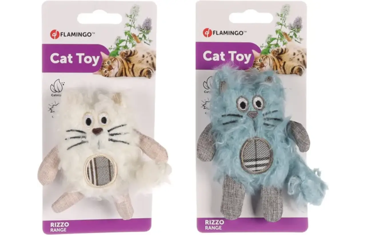 Flamingo Rizzo Kat Kattenspeelgoed met Catnip
