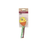 Flamingo Raibo Vis Kattenspeelgoed Geel 20 cm