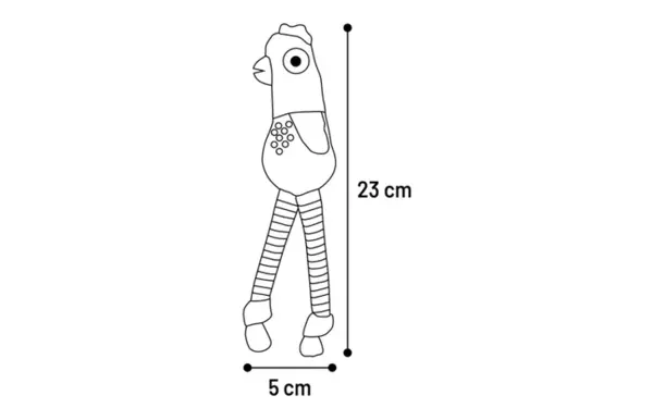 Flamingo Raibo Kip Kattenspeelgoed met Catnip 23 cm