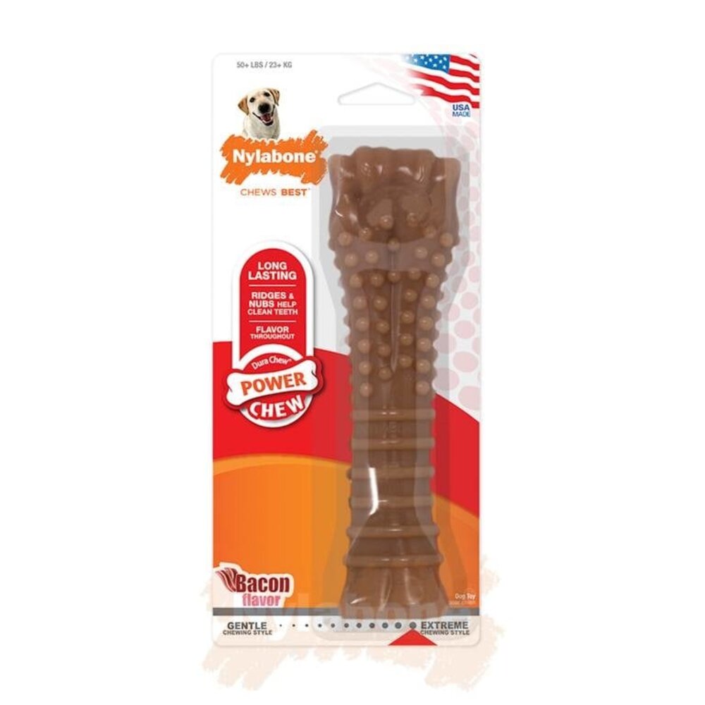 Nylabone Power Chew NB105 Bacon Kluif XL – 3-Pack