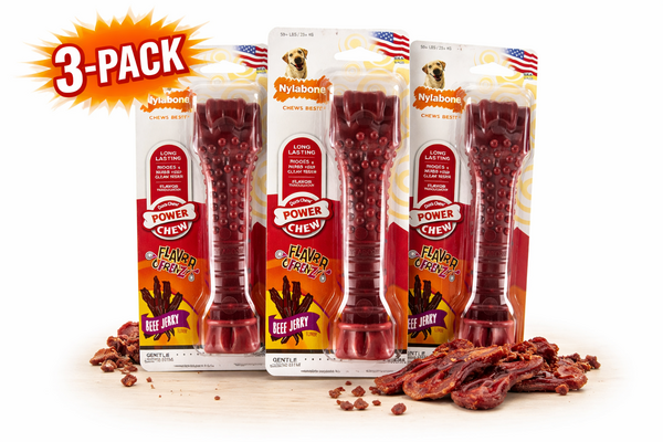 Nylabone Power Chew Beef Jerky Kluif XL 3-pack