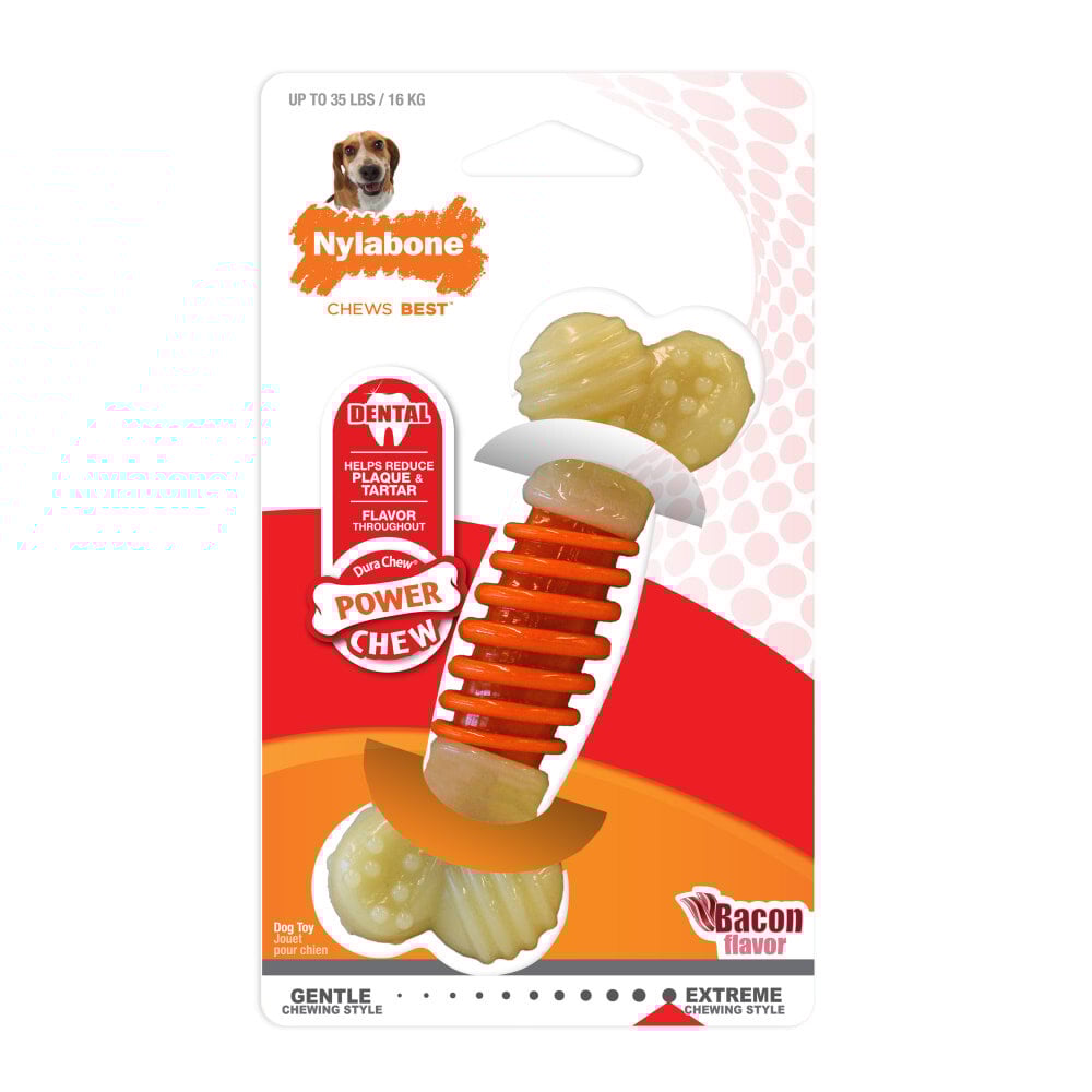 Nylabone Power Chew Pro Action Dental Bone Medium