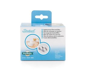 PetSafe Drinkwell Vervangende Koolstoffilters – 4 stuks