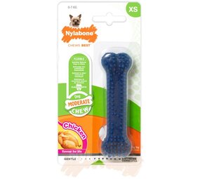 Nylabone Flexi Chew Gumabone – Getextureerd Dental Kauwbot XS