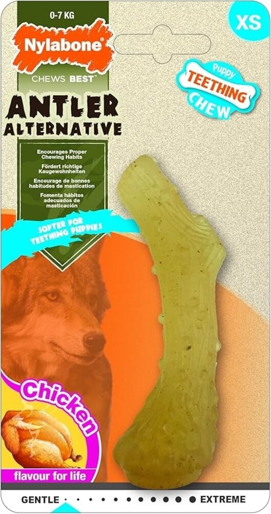 Nylabone flexible puppy antler xs