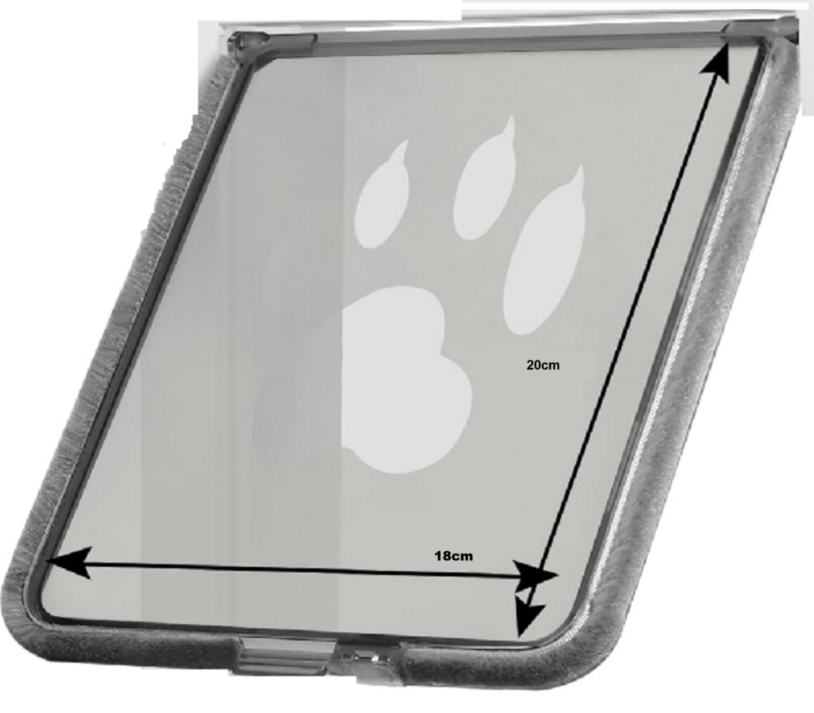 PetPro Vervangdeurtje - ABS Kattenluik L