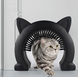 Merkloos Kattendeur MAO - Met massageborstel L Merkloos Kattendeur MAO - Met massageborstel L