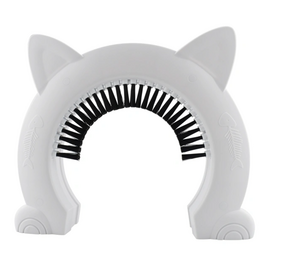 Merkloos Kattendeur MAO - Met massageborstel L Merkloos Kattendeur MAO - Met massageborstel L
