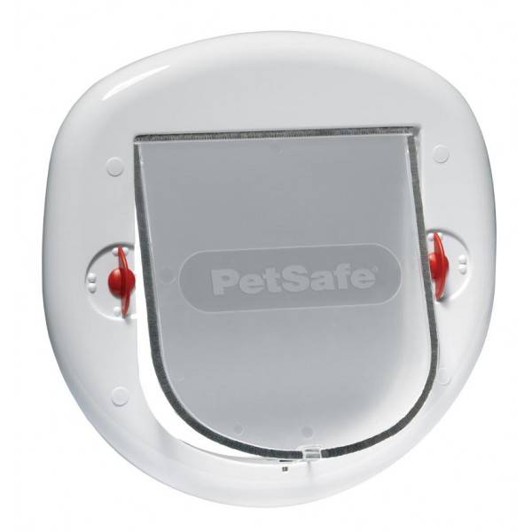 PetSafe Staywell kattenluik 280 geschikt voor glazen en houten deuren wit