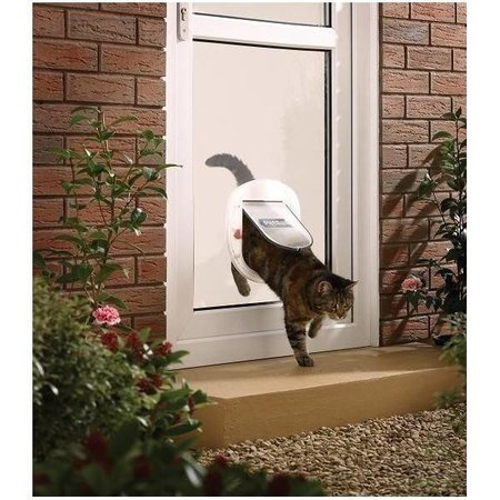 PetSafe Staywell kattenluik 280 geschikt voor glazen en houten deuren wit