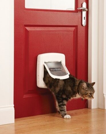 PetSafe Staywell kattenluik deluxe magnetisch 400 wit PetSafe Staywell kattenluik deluxe magnetisch 400 wit