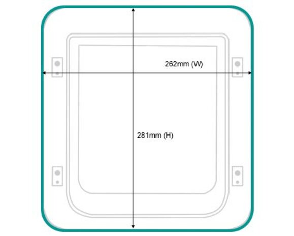 Sure Petcare Huisdierluik bruin Sure Petcare Huisdierluik bruin