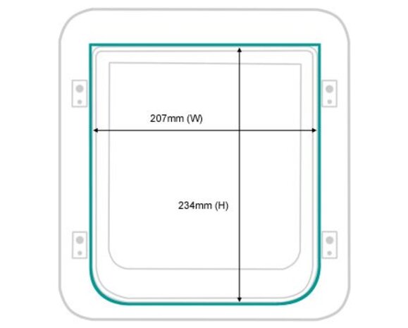 Sure Petcare Huisdierluik bruin Sure Petcare Huisdierluik bruin