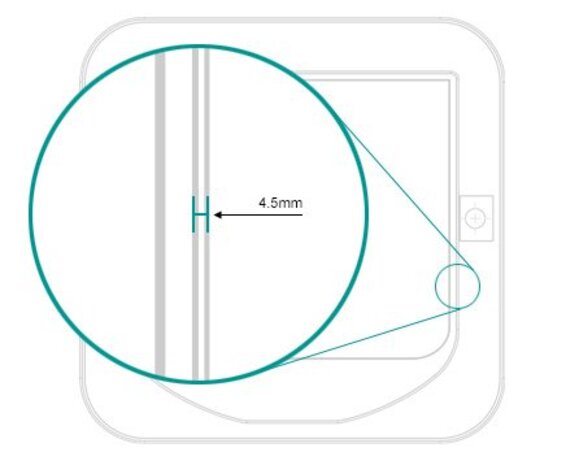 Sure Petcare Microchip kattenluik wit SUR001