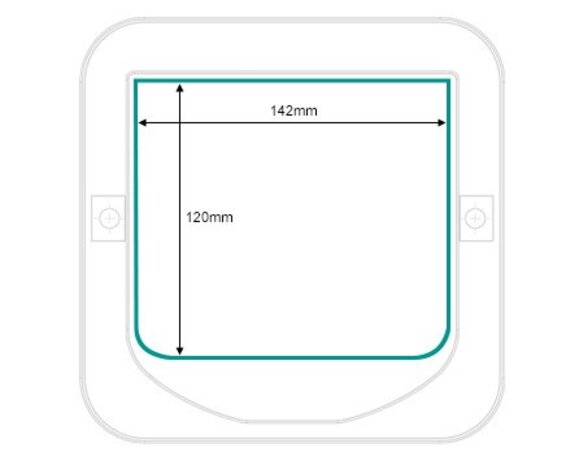 Sure Petcare Microchip kattenluik wit SUR001