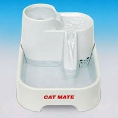 Closer Pet / Catmate Cat Mate Katten drinkfontein 335 Cat Mate wit Closer Pet / Catmate Cat Mate Katten drinkfontein 335 Cat Mate wit