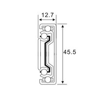 Push to Open ladegeleiders 450mm volledig uittrekbaar