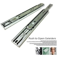 Push to Open ladegeleiders 350mm volledig uittrekbaar