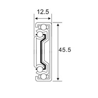 Volledig uittrekbare ladegeleiders 500mm standaard - 35KG