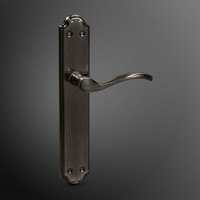 Deurkruk ANTIEK BRASS blind 245 x 48mm