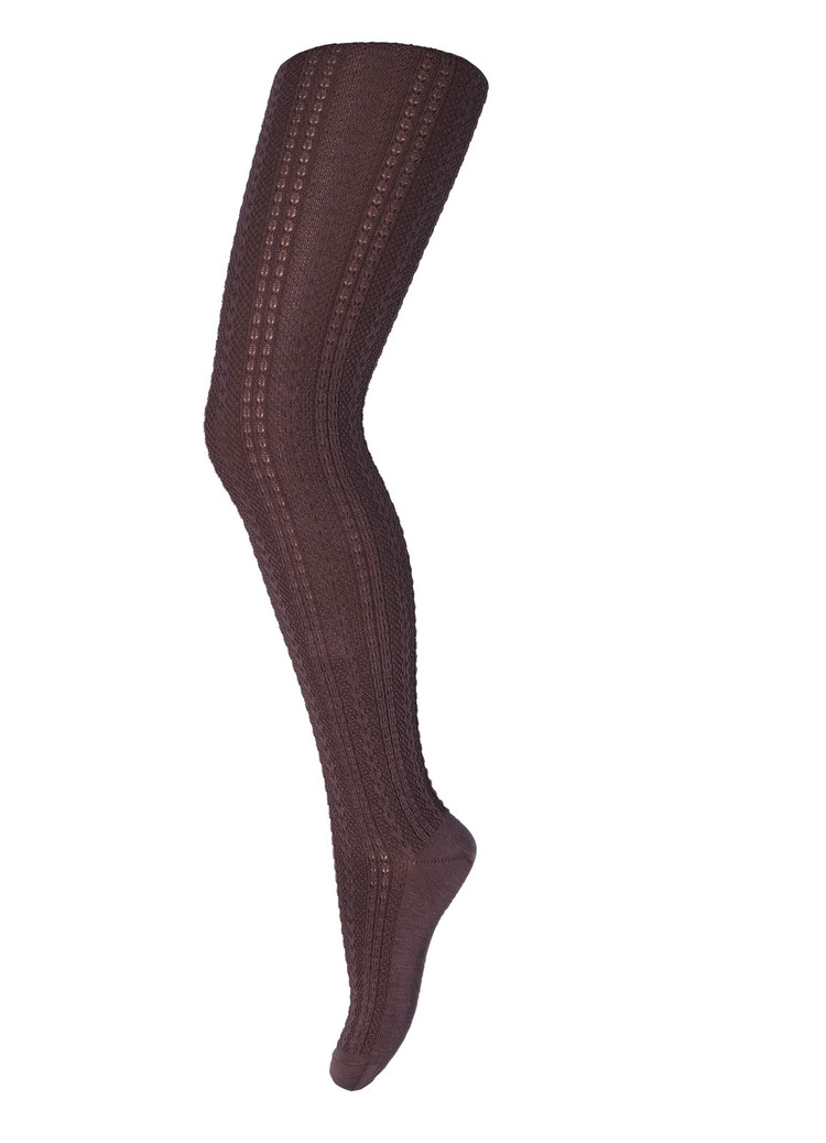 MP Denmark Superwash wool tights Hanna brown Sienna