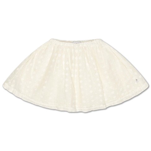 REPOSE AMS Mini skirt - Graphic lace summer nude